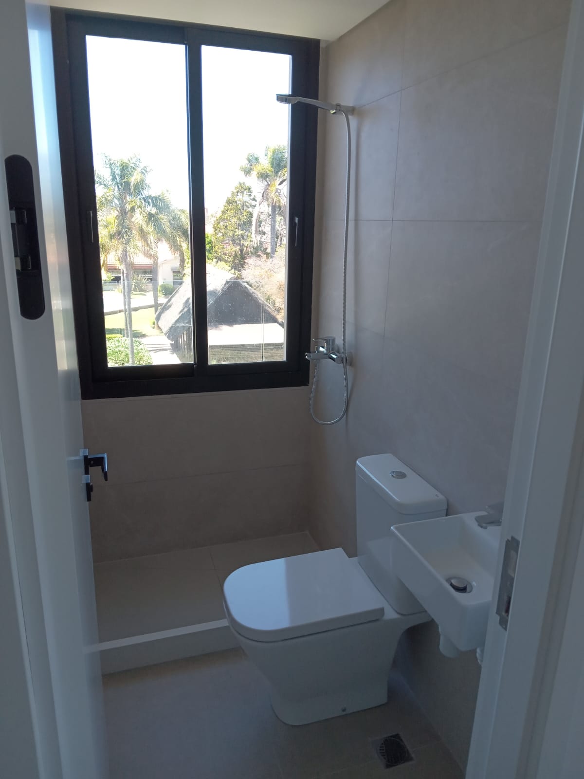 Baño con vista